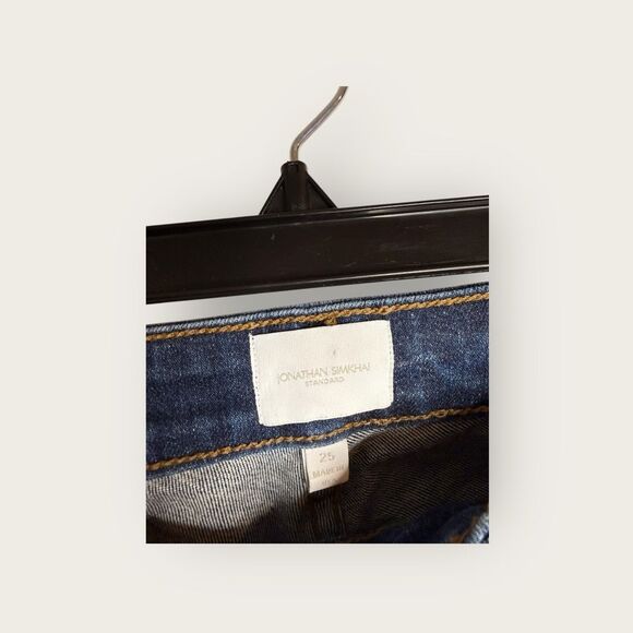 Jonathan Simkhai Standard River High Rise Straight Jean in Rinse Size 25 - Picture 7 of 8